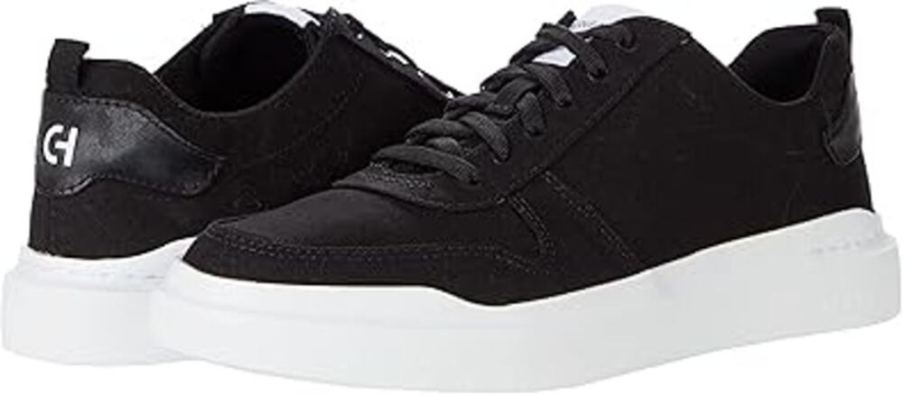 Cole Haan GrandPro Rally Canvas Court Sneaker - Black/White - Women's 9 - NEW